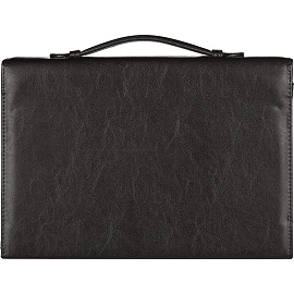 Портфель Алекс Профи черный из искусственной кожи