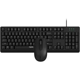 Комплект проводной клавиатура и мышь Rapoo NX1500