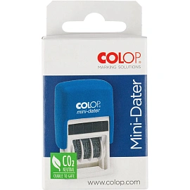 Датер автоматический пластиковый Colop S120 мини (шрифт 3.8 мм, месяц обозначается буквами, аналог 4810)