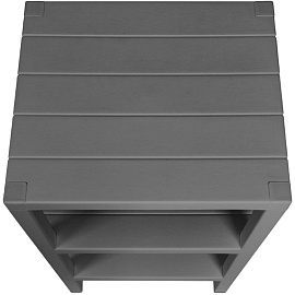 Этажерка прямоугольная Natura (серый, 330х384х725 мм)