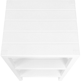 Этажерка прямоугольная Natura (белый, 330х384х725 мм)