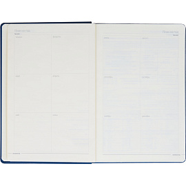 Ежедневник недатированный Bruno Visconti Megapolis Velvet искусственная кожа Soft Touch А5 136 листов синий