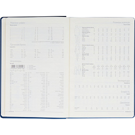 Ежедневник недатированный Bruno Visconti Megapolis Velvet искусственная кожа Soft Touch А5 136 листов синий