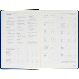 Ежедневник недатированный Bruno Visconti Megapolis Velvet искусственная кожа Soft Touch А5 136 листов синий