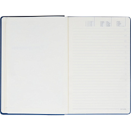 Ежедневник недатированный Bruno Visconti Megapolis Velvet искусственная кожа Soft Touch А5 136 листов синий