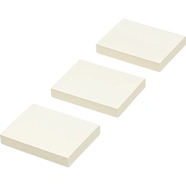 Стикеры Attache 38x51 мм пастельные желтые (3 блока по 100 листов)