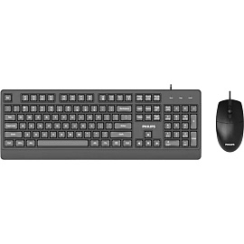 Комплект проводной клавиатура и мышь Philips SPT6247B/60