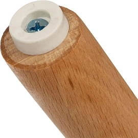 Стул обеденный Комус Мебель Fjord белый (пластик, дерево/металл)