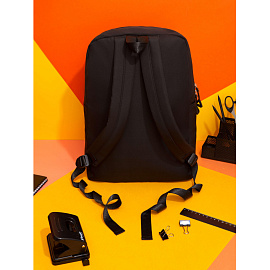 Рюкзак Городской Комус Класс 31x13x43, ЧЕРНЫЙ, 3 отд, 1886