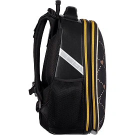 Ранец Комус Класс Basic Золотая клетка , 2 отд, эргоном спинка