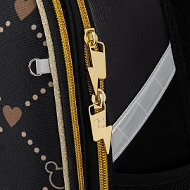 Ранец Комус Класс Basic Золотая клетка , 2 отд, эргоном спинка