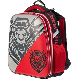 Ранец Комус Класс Basic Храбрый анатомический красный с двумя отделениями