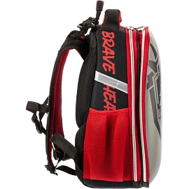 Ранец Комус Класс Basic Храбрый анатомический красный с двумя отделениями