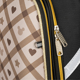 Ранец Комус Класс Light2 Ромбик анатомический бежевый с двумя отделениями