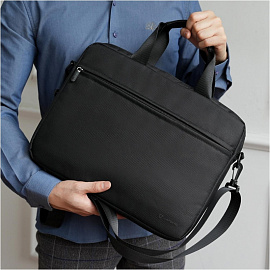 Сумка для ноутбука 14 Lamark L214 черная фото Сумка для ноутбука 14 Lamark L214 черная