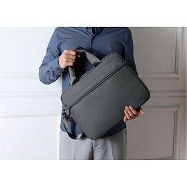 Сумка для ноутбука 14 Lamark L214 серая фото Сумка для ноутбука 14 Lamark L214 серая