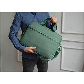 Сумка для ноутбука 15.6 Lamark L215 зеленая фото Сумка для ноутбука 15.6 Lamark L215 зеленая
