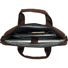 Сумка для ноутбука 14 Lamark L224 коричневая фото Сумка для ноутбука 14 Lamark L224 коричневая