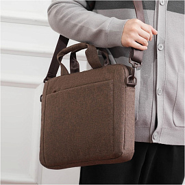 Сумка для ноутбука 14 Lamark L224 коричневая фото Сумка для ноутбука 14 Lamark L224 коричневая