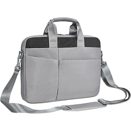 Сумка для ноутбука 14 Lamark L244 серая фото Сумка для ноутбука 14 Lamark L244 серая
