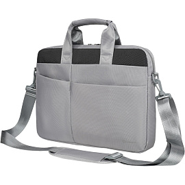 Сумка для ноутбука 14 Lamark L244 серая фото Сумка для ноутбука 14 Lamark L244 серая