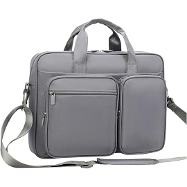 Сумка для ноутбука 16 Lamark L266 серая