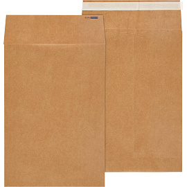 Пакет Largepack B4 (250x353 мм) из крафт-бумаги 120 г/кв.м стрип до 300 листов (200 штук в упаковке)