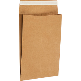 Пакет Largepack B4 (250x353 мм) из крафт-бумаги 120 г/кв.м стрип до 300 листов (200 штук в упаковке)