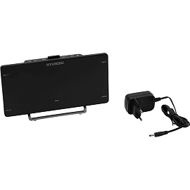 Радиобудильник Hyundai H-RCL246 черный/зеленая подсветка