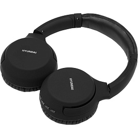 Наушники беспроводные/проводные Hyundai H-HP101 черные