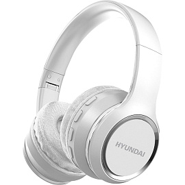 Наушники беспроводные/проводные Hyundai H-HP103 белые
