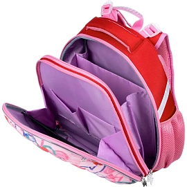 Ранец Комус Класс Basic Amour анатомический розовый с двумя отделениями