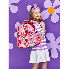 Ранец Комус Класс Basic Amour анатомический розовый с двумя отделениями