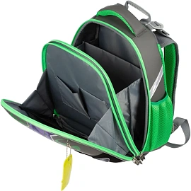 Ранец Комус Класс Basic Скейт анатомический серый с двумя отделениями