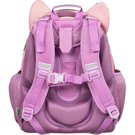 Ранец Комус Класс Basic Kitty Stikers анатомический розовый с двумя отделениями