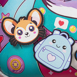 Ранец Комус Класс Basic Kitty Stikers анатомический розовый с двумя отделениями