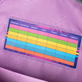 Ранец Комус Класс Basic Kitty Stikers анатомический розовый с двумя отделениями