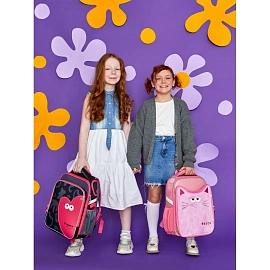 Ранец Комус Класс Stright Котэ Кусь, розовый, 2 отд, эргоном. Спинка