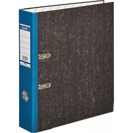 Папка-регистратор Bantex (Attache Selection) 70 мм чёрная/синяя бумага с защитным уголком