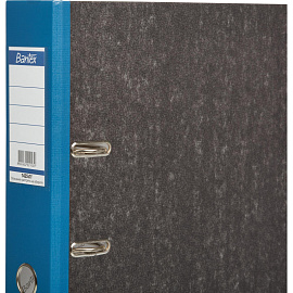 Папка-регистратор Bantex (Attache Selection) 70 мм чёрная/синяя бумага с защитным уголком
