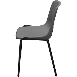 Стул обеденный Стрит серый (пластик, металл)