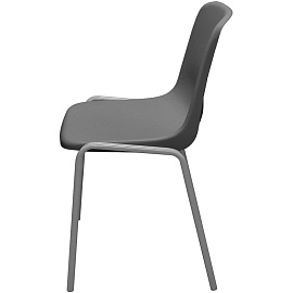 Стул обеденный Комус Мебель Стрит серый (пластик, металл)