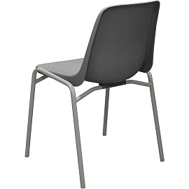 Стул обеденный Комус Мебель Стрит серый (пластик, металл)