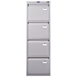 Картотека Практик A-44 для документов А4 (серый, 410х485х1305 мм)