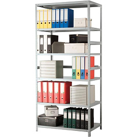 Стеллаж металлический MS 200/100х40/6 (6 полок, 1000х400х2000 мм)