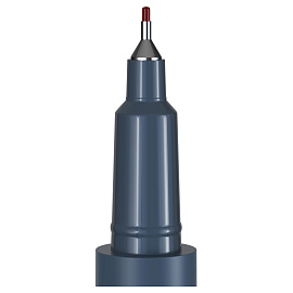 Маркер перманентный двухсторонний Berlingo "Multiline PE55" красный, пулевидный, 0,5/1мм