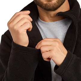 Толстовка флисовая мужская черная размер S (40-42)