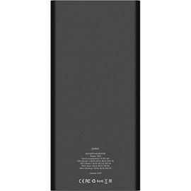 Внешний аккумулятор (power bank) Pero PB05 10000 мАч 22.5W чёрный (4673759570085)