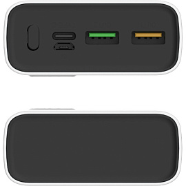 Внешний аккумулятор (power bank) Pero PB06 20000 мАч белый (4673759570092)