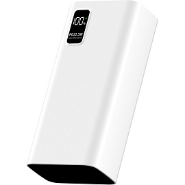 Внешний аккумулятор (power bank) Pero PB07 30000 мАч белый (4673759570115)